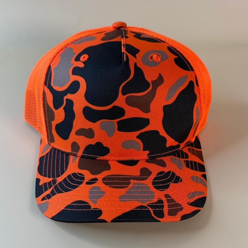 Bold Orange Camo Men's Hat